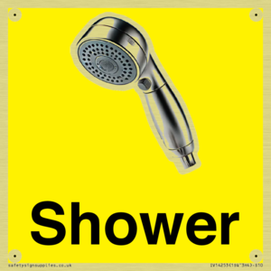 Shower Dementia Friendly Yellow 